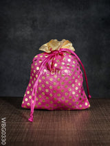 Polka Dots String Bag - 5 X 7 Inches Wbg0330 Bags