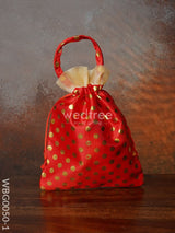 Polka Dots String Bag - Wbg0050 Potli Bags