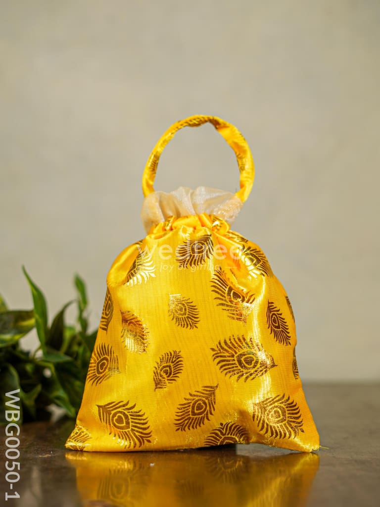 Polka Dots String Bag - Wbg0050 Potli Bags