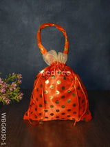 Polka Dots String Bag - Wbg0050 Potli Bags