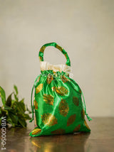 Polka Dots String Bag - Wbg0050 Potli Bags