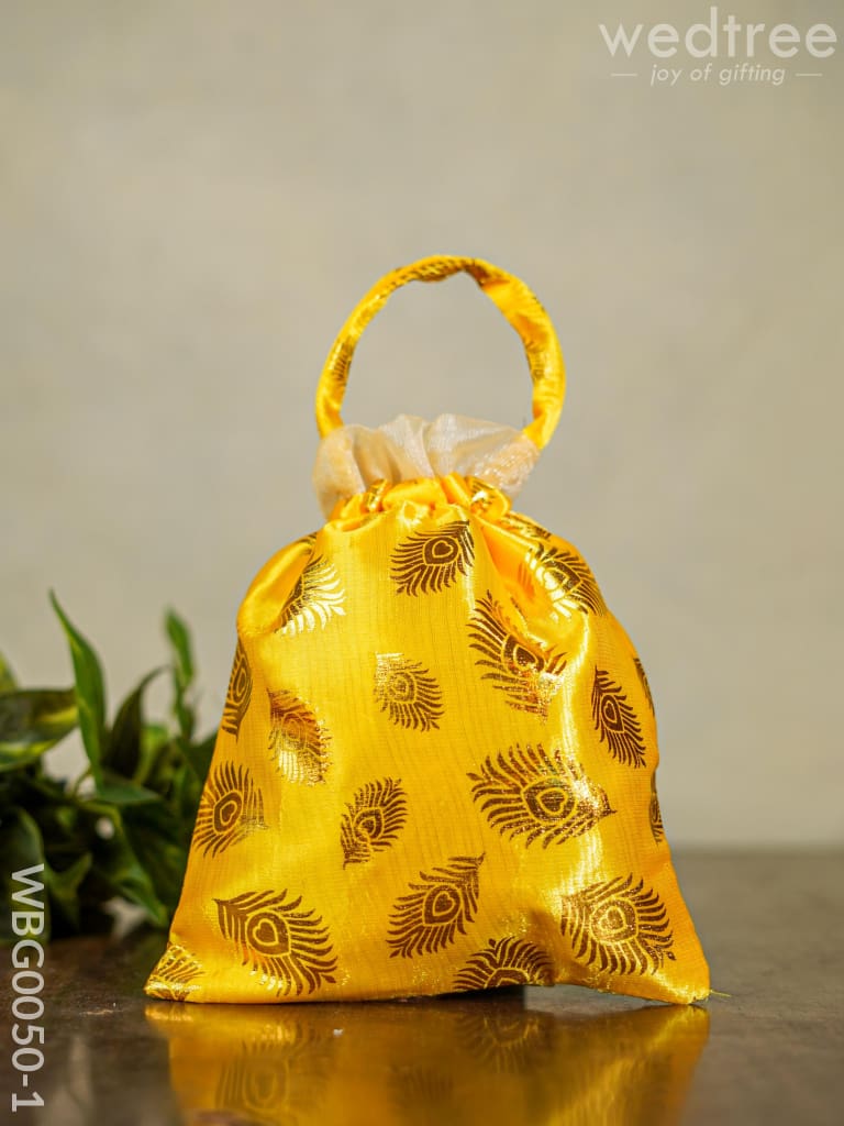 Polka Dots String Bag - Wbg0050 Potli Bags