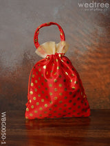 Polka Dots String Bag - Wbg0050 Potli Bags