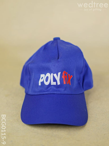 Poly Fix Printed Cap - Bcg0115-9 Branding