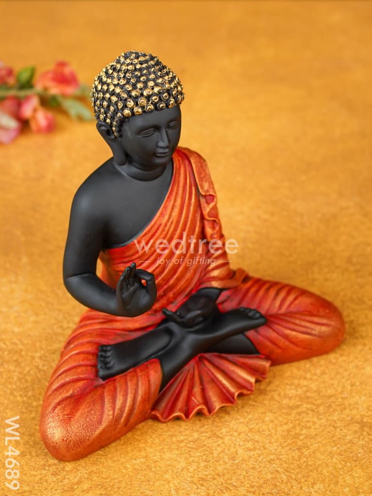 Polyresin Buddha Idol - 10 Inch Wl4689 Showpieces