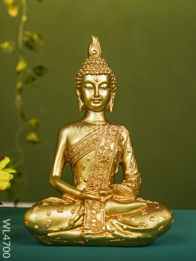 Polyresin Buddha Idol - 7 Inch Wl4700 Showpieces