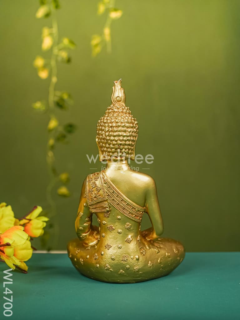 Polyresin Buddha Idol - 7 Inch Wl4700 Showpieces