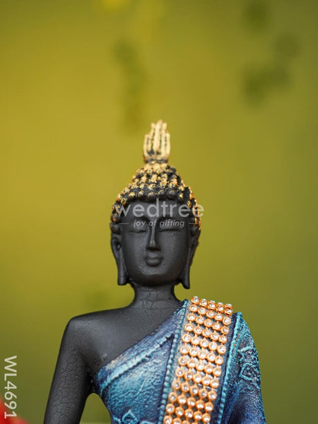 Polyresin Buddha Idol - 8 Inch Wl4691 Showpieces