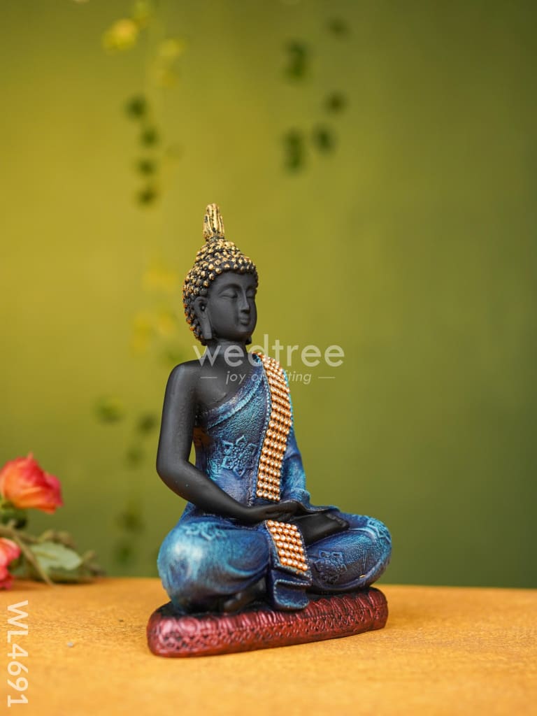 Polyresin Buddha Idol - 8 Inch Wl4691 Showpieces