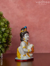 Polyresin Butter Krishna Idol - Wbg1086 Divine Figurines