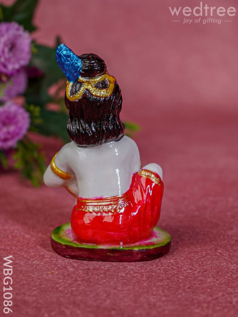 Polyresin Butter Krishna Idol - Wbg1086 Home Decors