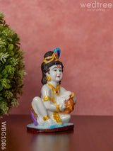 Polyresin Butter Krishna Idol - Wbg1086 Divine Figurines