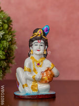 Polyresin Butter Krishna Idol - Wbg1086 Divine Figurines