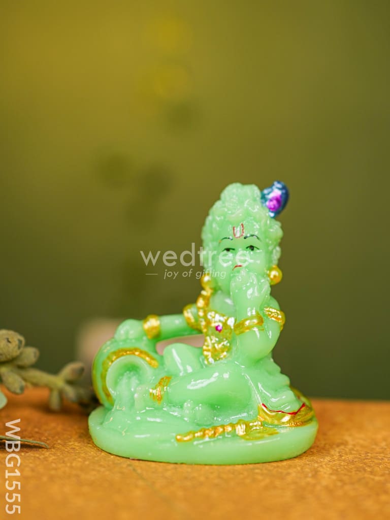 Polyresin Butter Krishna Idol - Wbg1555 Figurine Rg