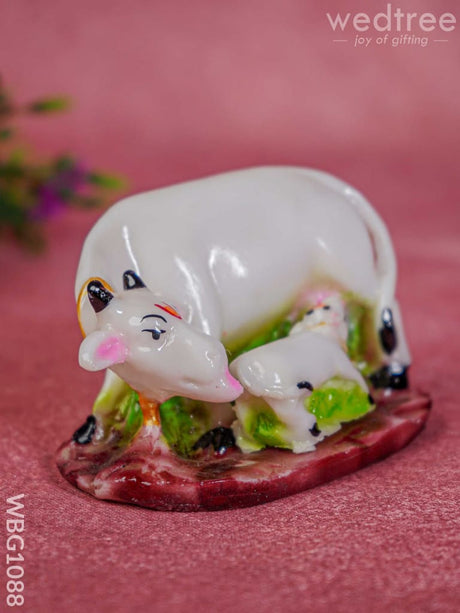 Polyresin Cow & Calf - Wbg1088 Home Decors