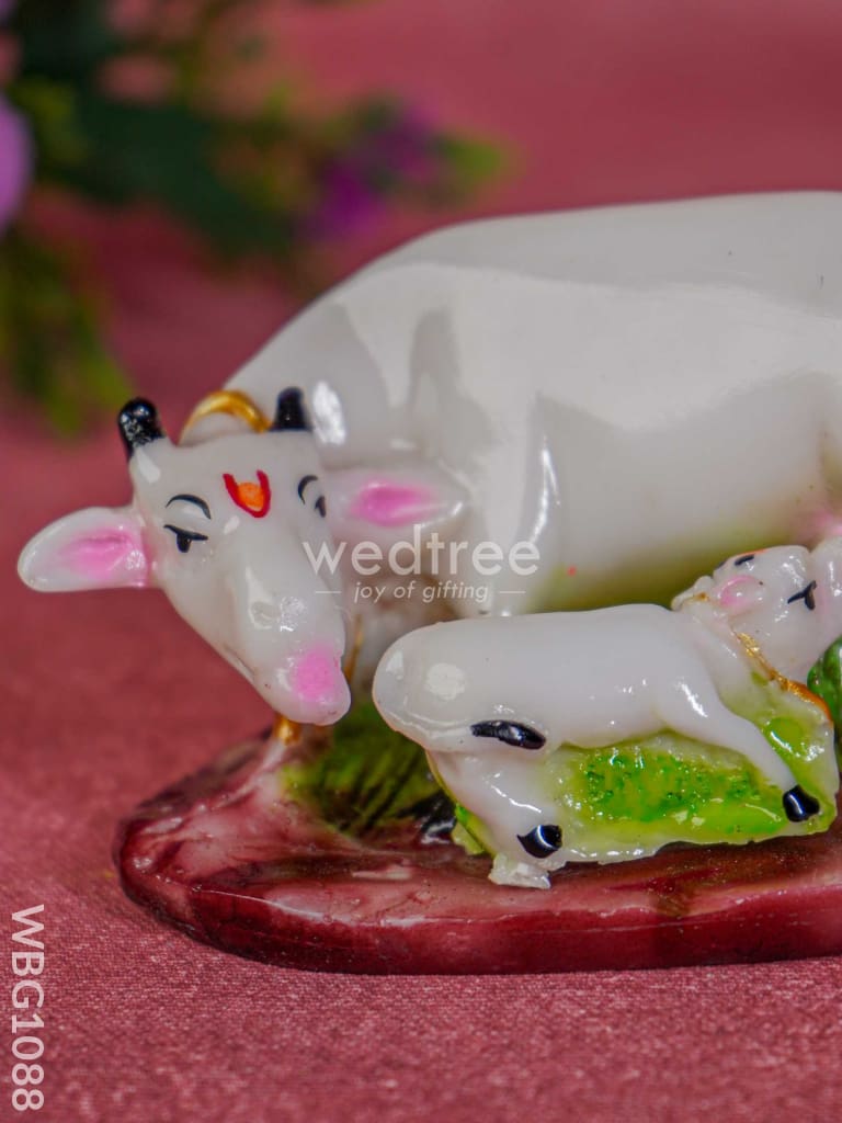 Polyresin Cow & Calf - Wbg1088 Home Decors