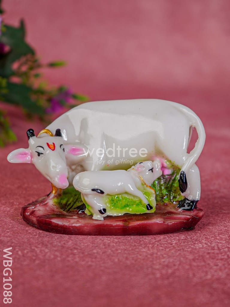 Polyresin Cow & Calf - Wbg1088 Home Decors