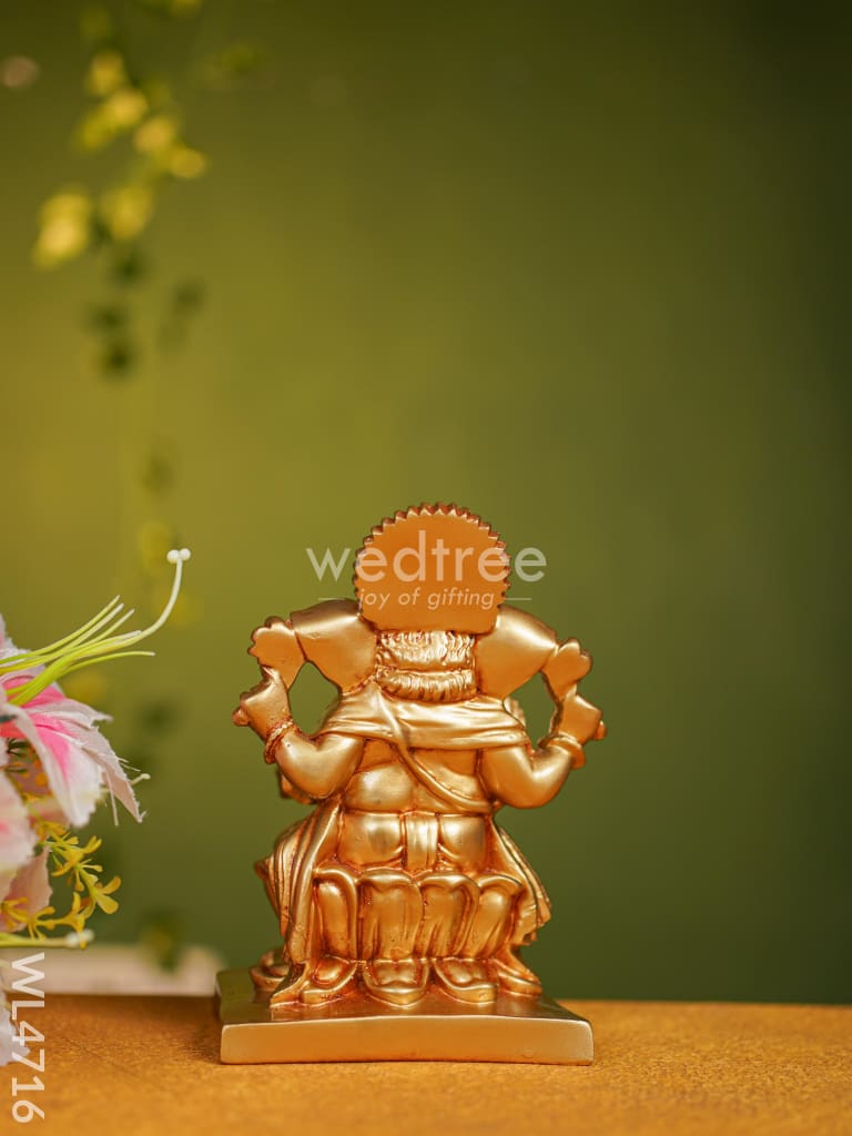 Polyresin Ganesha Idol - 7 Inch Wl4716 Showpieces