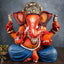 Polyresin Ganesha Idol For Good Luck - Wl2996 2 Showpieces