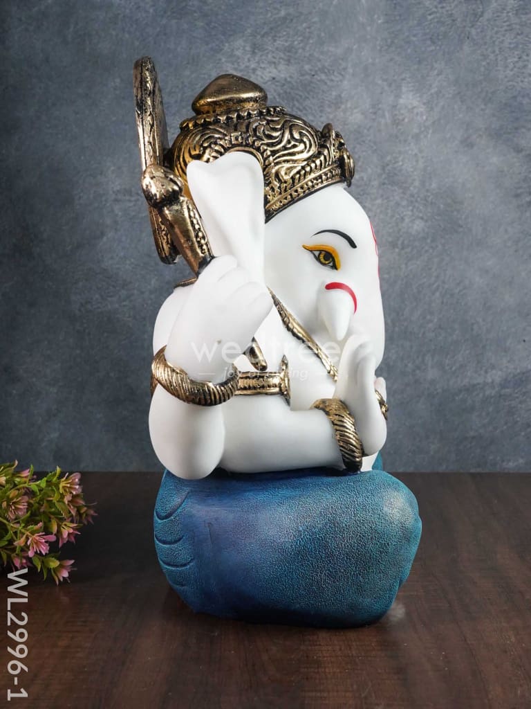 Polyresin Ganesha Idol For Good Luck - Wl2996 Showpieces