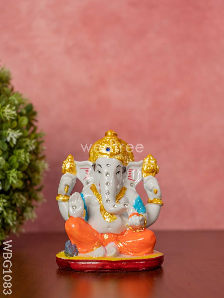 Polyresin Ganesha Idol - Wbg1083 Divine Figurines