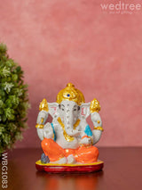 Polyresin Ganesha Idol - Wbg1083 Divine Figurines