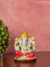 Polyresin Ganesha Idol - Wbg1083 Divine Figurines