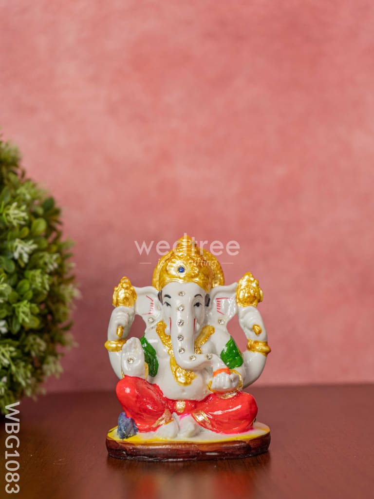 Polyresin Ganesha Idol - Wbg1083 Divine Figurines