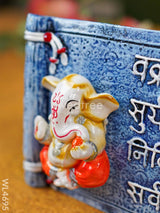 Polyresin Ganesha Wall Hanging Frame - Wl4695 Showpieces