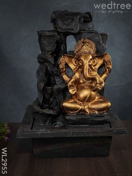 Polyresin Ganesha Water Fountain - Wl2955 Fountain