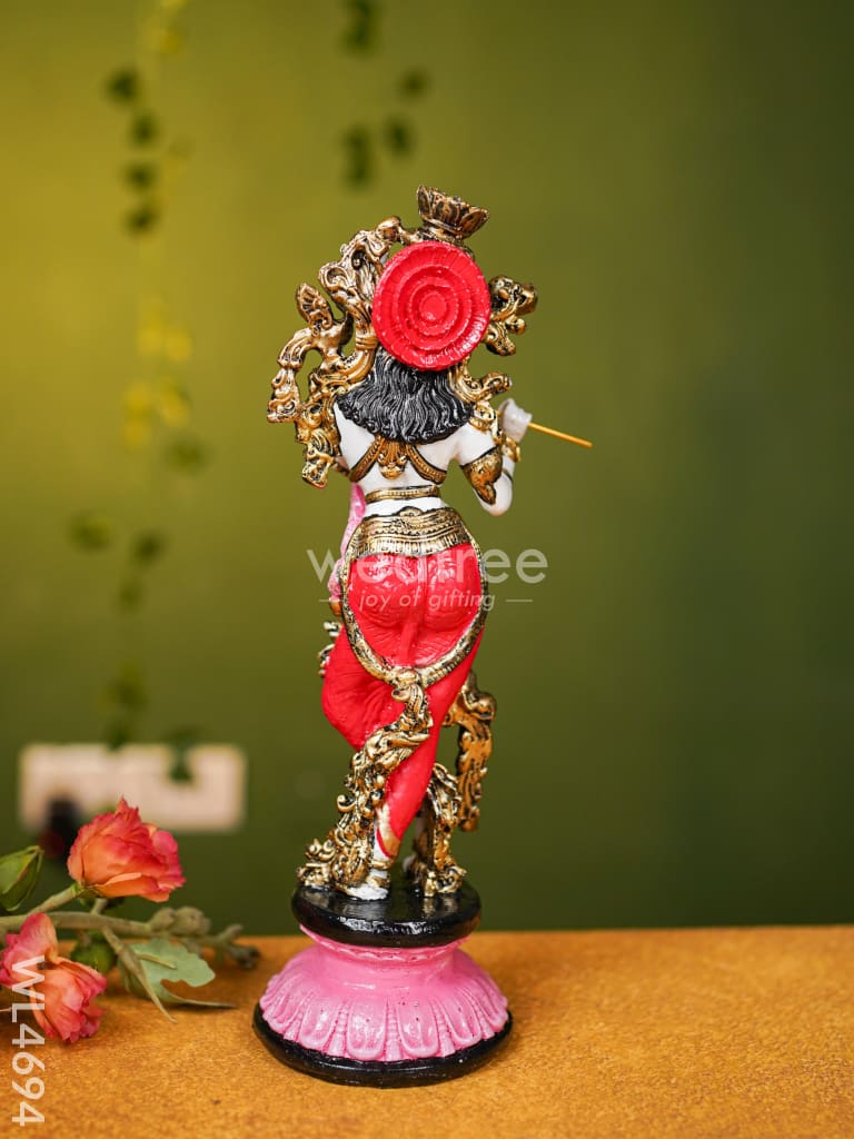 Polyresin Krishna Idol - 11 Inch Wl4694 Showpieces