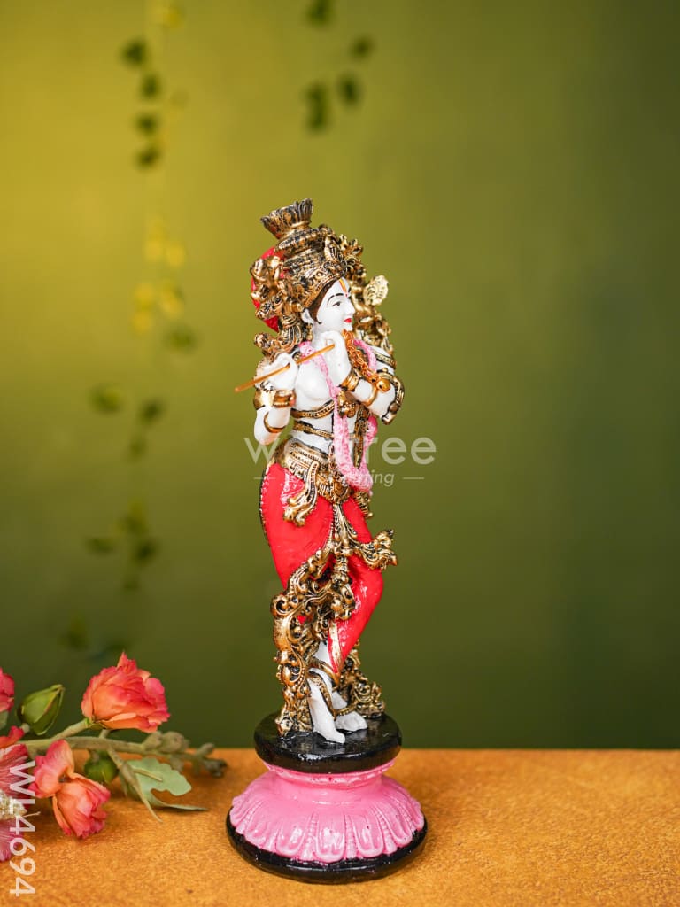 Polyresin Krishna Idol - 11 Inch Wl4694 Showpieces