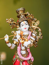 Polyresin Krishna Idol - 11 Inch Wl4694 Showpieces