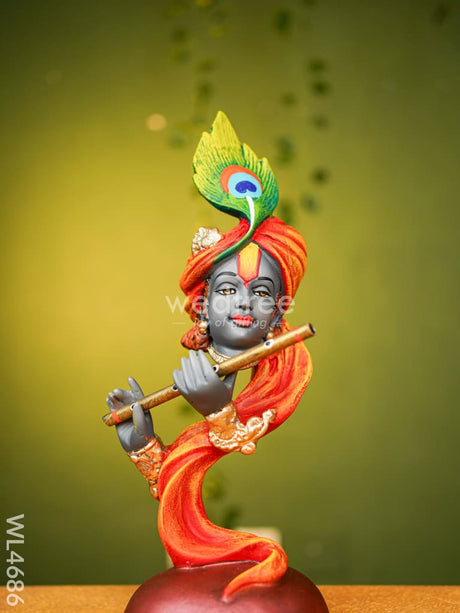 Polyresin Krishna Idol - Wl4686 Showpieces