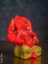 Polyresin Laddu Ganesha Idol - Wl2991 Showpieces