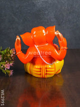 Polyresin Laddu Ganesha Idol - Wl2991 Showpieces