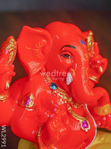 Polyresin Laddu Ganesha Idol - Wl2991 Showpieces