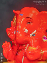 Polyresin Laddu Ganesha Idol - Wl2991 Showpieces