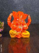 Polyresin Laddu Ganesha Idol - Wl2991 Showpieces