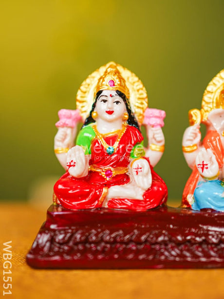 Polyresin Lakshmi-Ganesha-Saraswathi Idol - Wbg1551 Figurine Rg