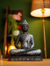 Polyresin Buddha On Podium - 12 Inch Wl3872 Showpieces