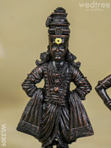 Polyresin Panduranga Rukmini Idol - Wl3309 Showpieces