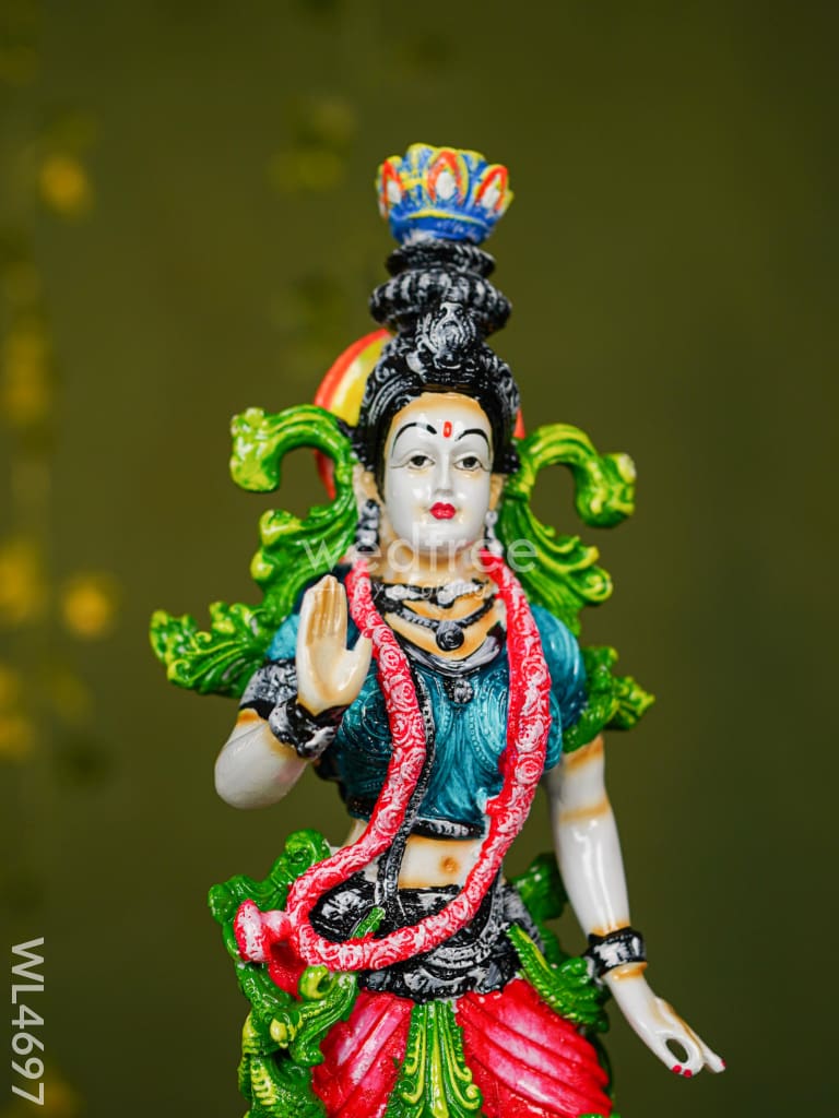 Polyresin Radha Krishna Idol - 14 Inch Wl4697 Showpieces