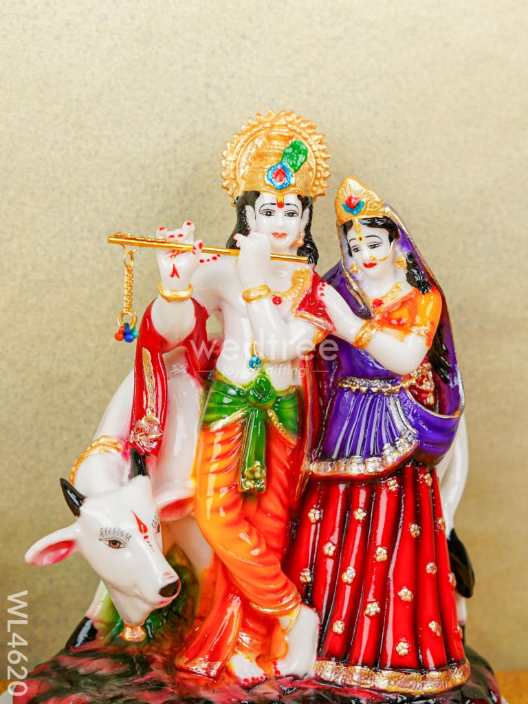 Polyresin Radha Krishna Idol - Wl4620 Showpieces