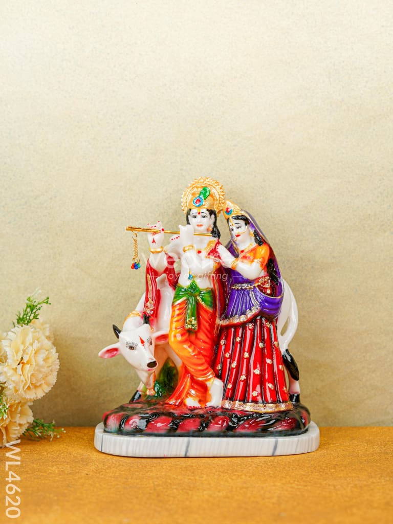 Polyresin Radha Krishna Idol - Wl4620 Showpieces