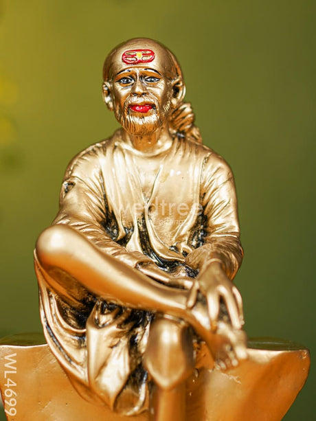 Polyresin Sai Baba Idol - 9 Inch Wl4699 Showpieces