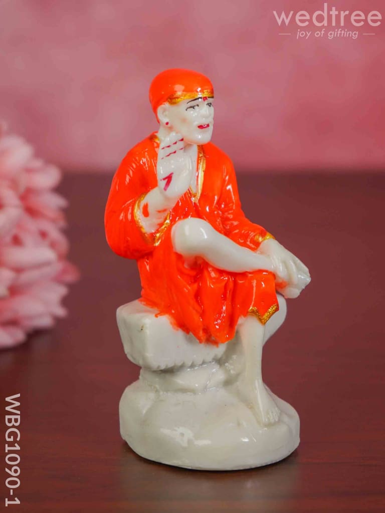 Polyresin Sai Baba Idol - Wbg1090-1 Divine Figurines