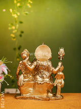 Polyresin Shivan Parvathi Idol - 9 Inch Wl4718 Showpieces