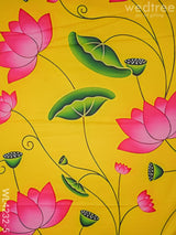 Pooja Back Drops Designs - Wl4232 Pichwai Yellow Utilities