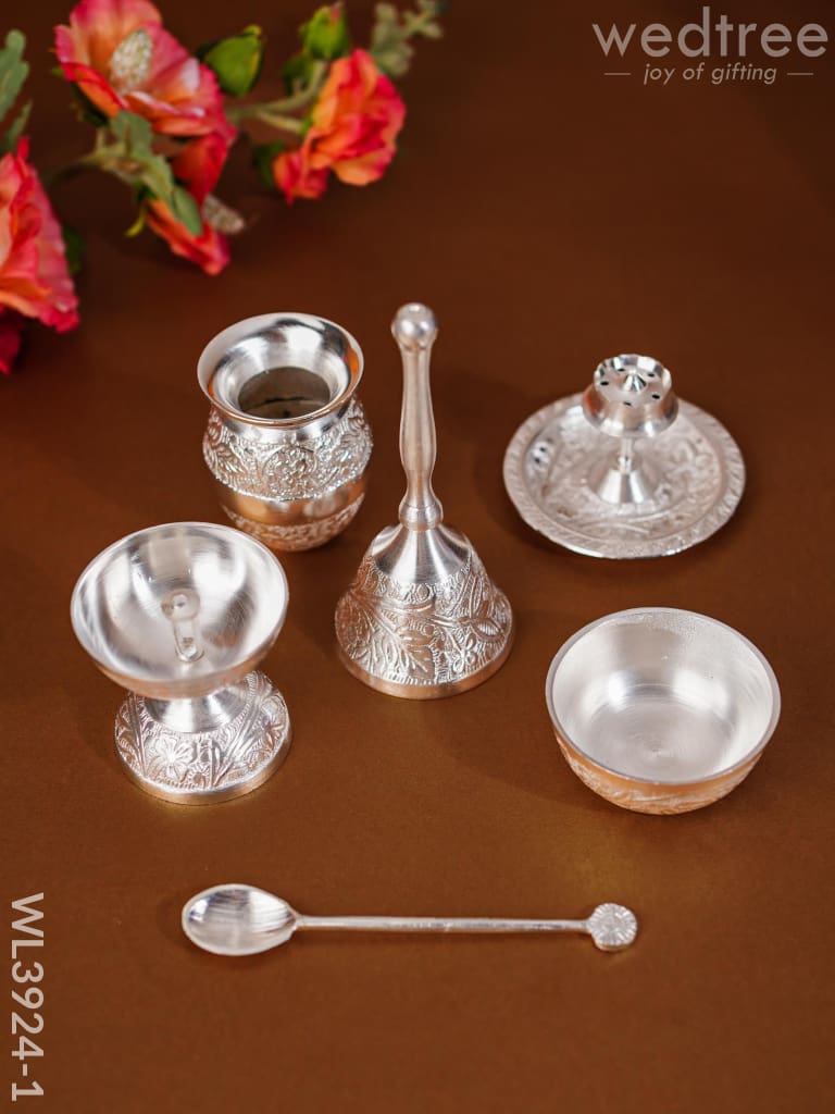 Pooja Thali Set - Wl3924 Brass Utility